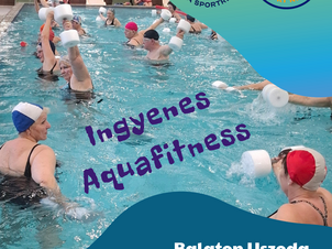 Free aqua fitness at Balaton Swimming Pool