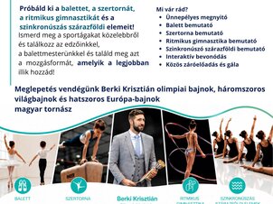 Where sports and dance meet in Veszprém. The intersection of ballet and artistic gymnastics
