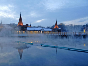 Festive light magic in Hévíz