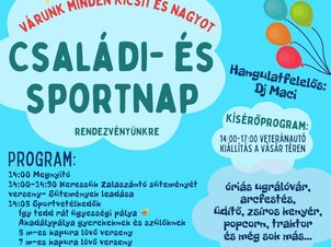 Family and Sports Day in Zalaszántó